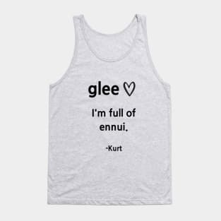 Glee /Kurt Tank Top